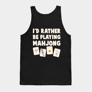 mahjong Tank Top